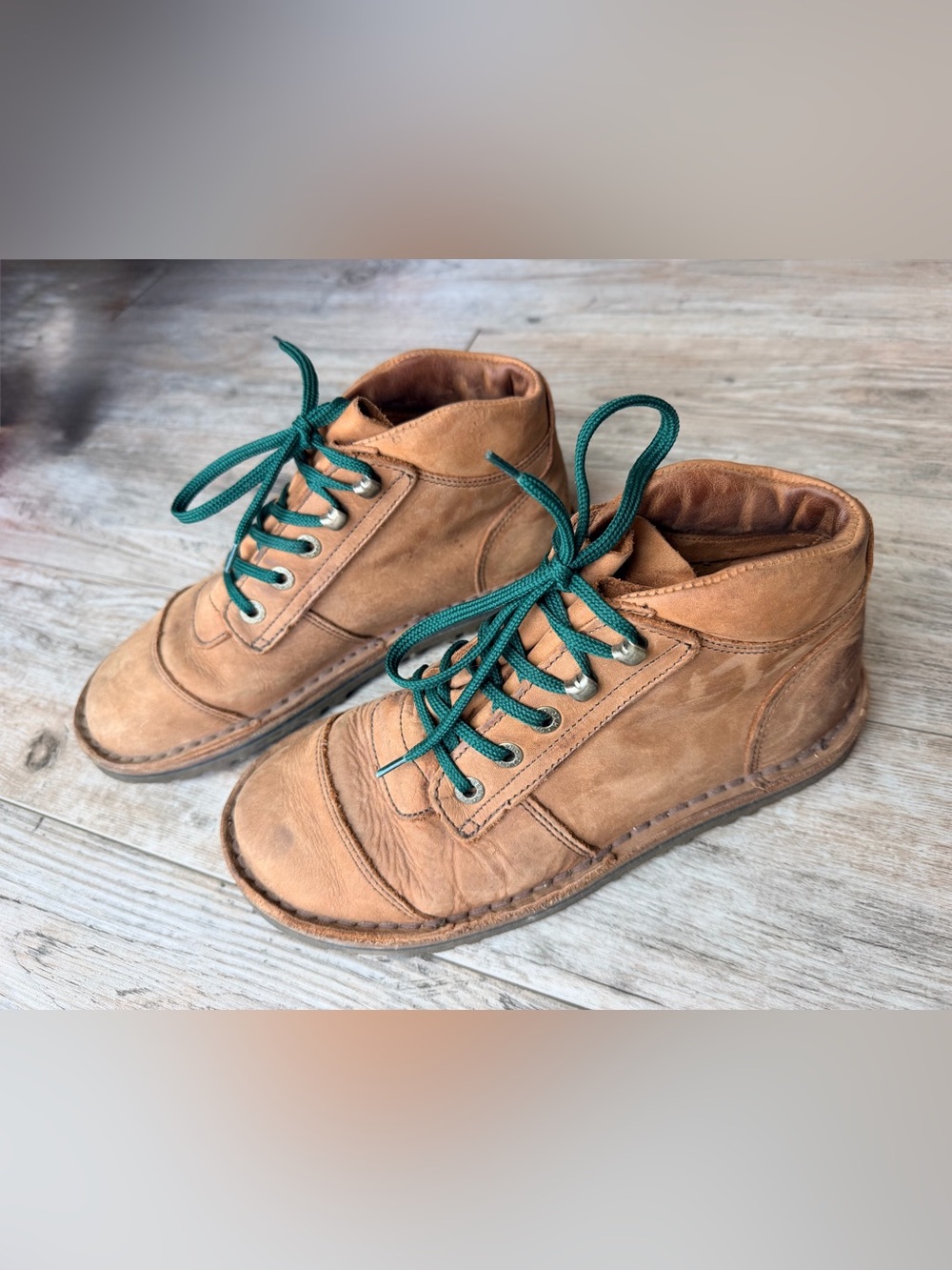 Jim Green Barefoot African Ranger Leather Work Hiking Boots size 9